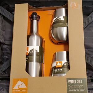 Ozark Trail 3 pc wine set